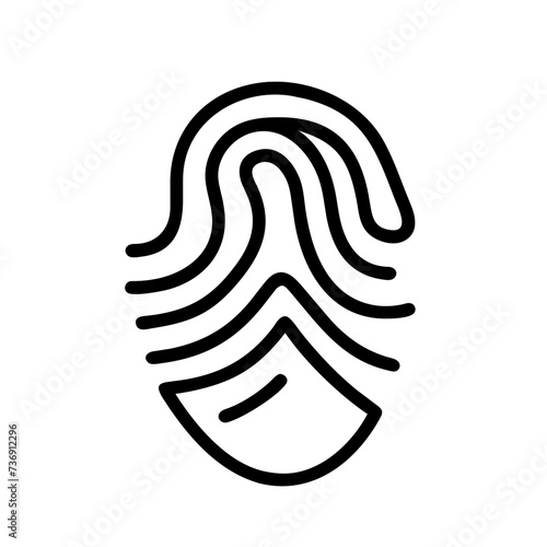 fingerprint icon, thumbprint icon, Fingerprint Vector, thumbprint vector
