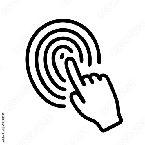 fingerprint icon, thumbprint icon, Fingerprint Vector, thumbprint vector
