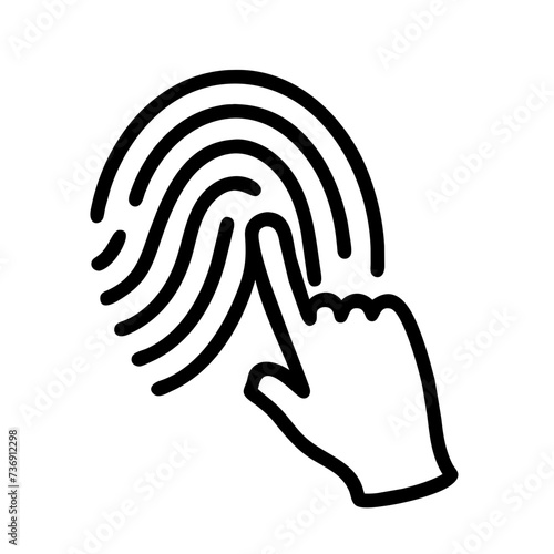 fingerprint icon, thumbprint icon, Fingerprint Vector, thumbprint vector

