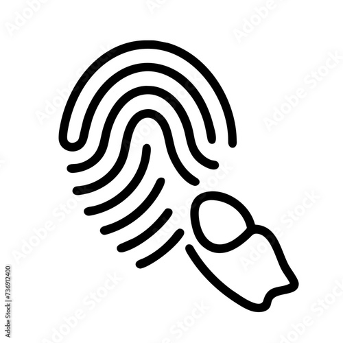 fingerprint icon, thumbprint icon, Fingerprint Vector, thumbprint vector
