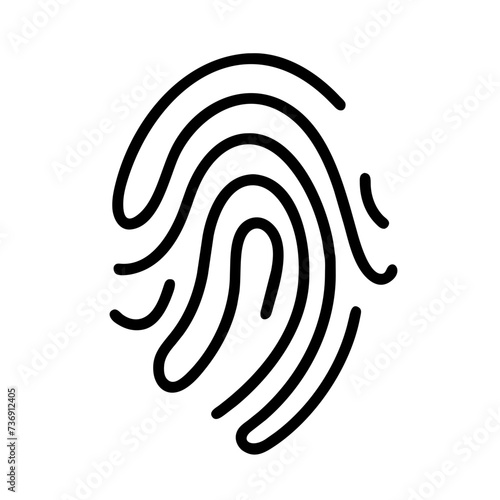 fingerprint icon, thumbprint icon, Fingerprint Vector, thumbprint vector
