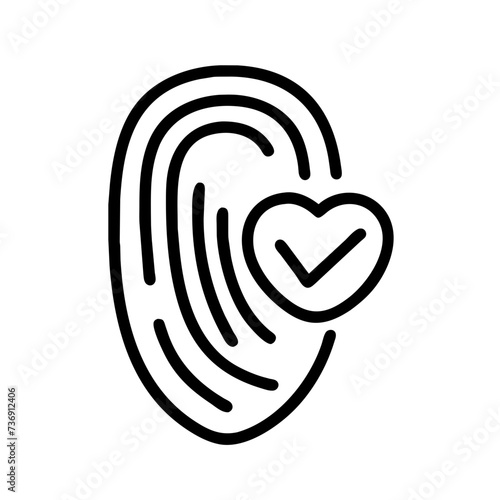 fingerprint icon, thumbprint icon, Fingerprint Vector, thumbprint vector
