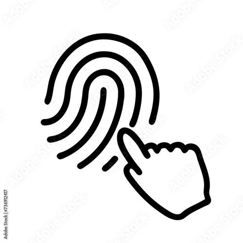 fingerprint icon, thumbprint icon, Fingerprint Vector, thumbprint vector
