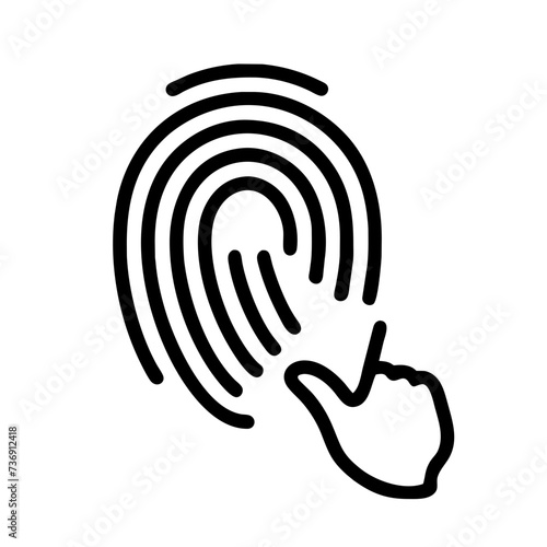 fingerprint icon, thumbprint icon, Fingerprint Vector, thumbprint vector

