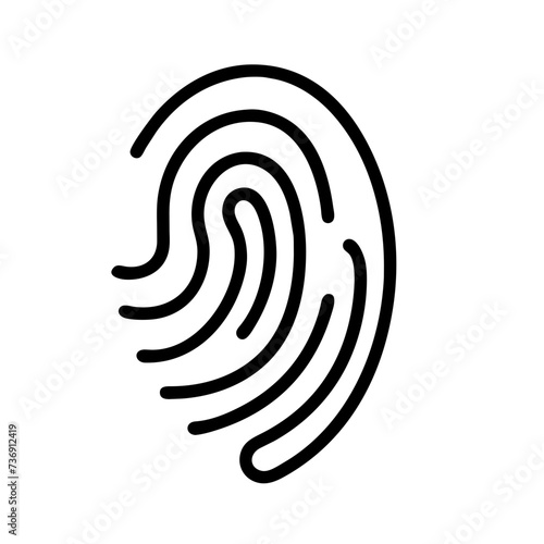 fingerprint icon, thumbprint icon, Fingerprint Vector, thumbprint vector
