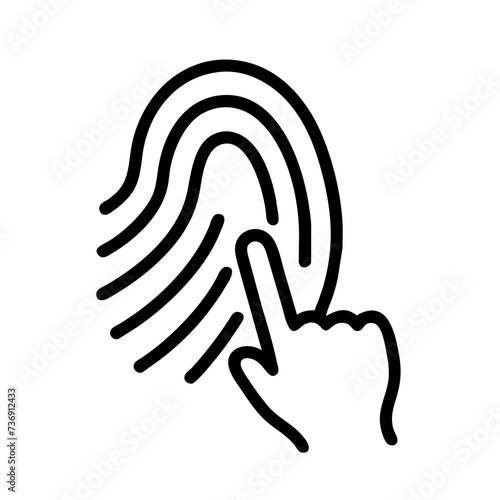 fingerprint icon, thumbprint icon, Fingerprint Vector, thumbprint vector
