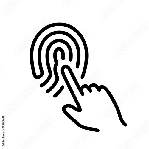 fingerprint icon, thumbprint icon, Fingerprint Vector, thumbprint vector
