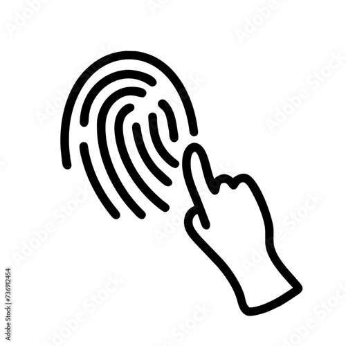 fingerprint icon, thumbprint icon, Fingerprint Vector, thumbprint vector
