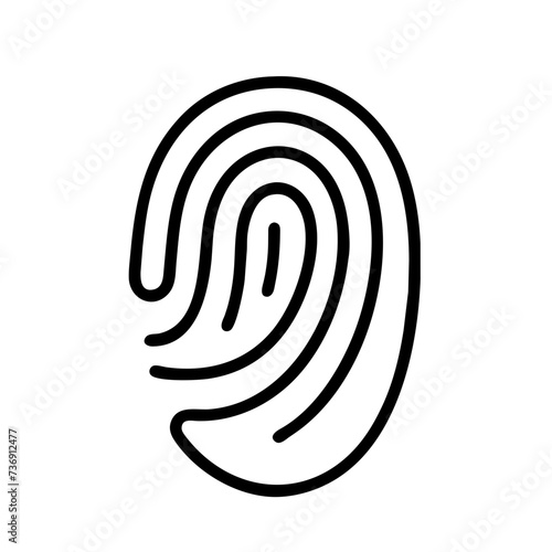 fingerprint icon, thumbprint icon, Fingerprint Vector, thumbprint vector
