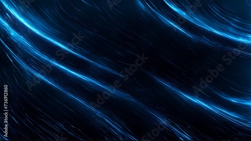 Advanced Tech Blue and Black Abstract Texture Background 