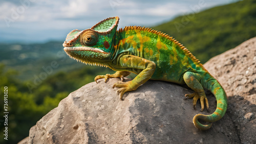 iguana on a tree © Chessada