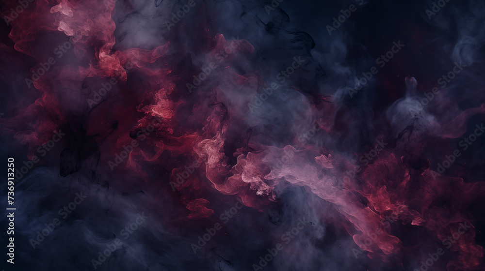 purple red smoke fire background with ashes floating_around