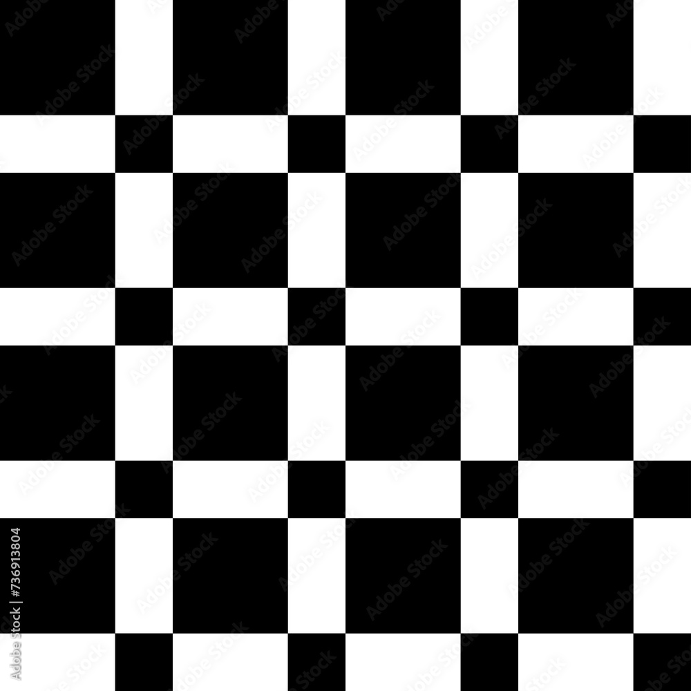 Geometric seamless black and white pattern Geometric seamless black and white pattern