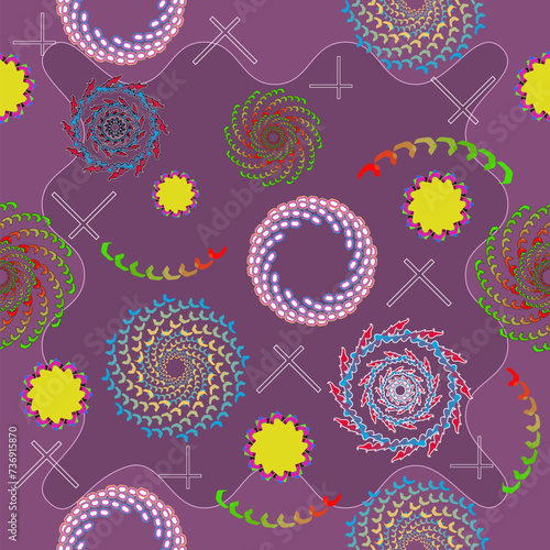 Puttern, Planzen, Natur, Muster für Mode, Design, Vektor Grafik