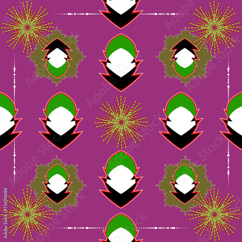 Puttern, Planzen, Natur, Muster für Mode, Design, Vektor Grafik