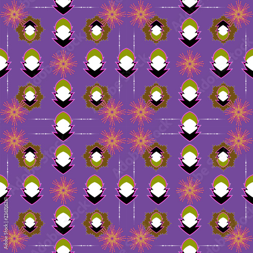 Puttern, Planzen, Natur, Muster für Mode, Design, Vektor Grafik