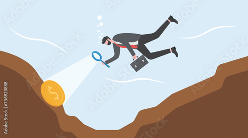 Financial future, discover investment opportunity, mutual fund or stock market pension fund, wealth management or savings concept,