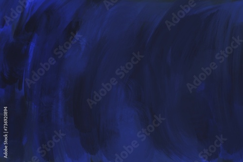 Mitternachtsblauer Pinselstrich