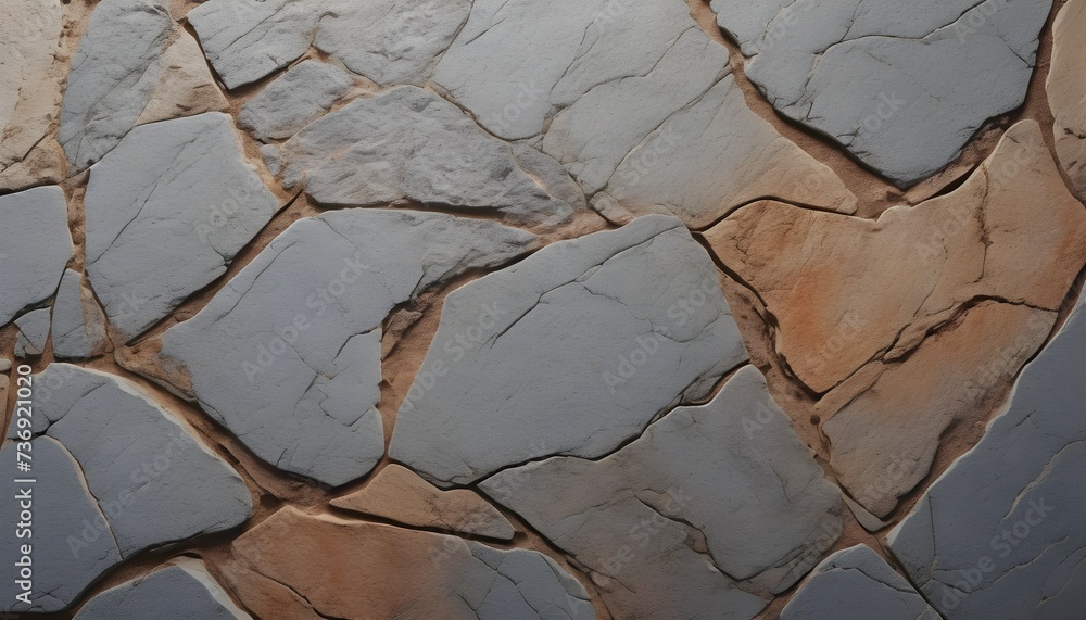 Cracked white and brown stone slab texture Cracked white and brown stone slab texture