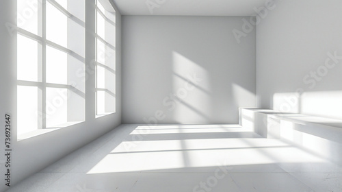 Minimalist Elegance  A Bright and Spacious Room with Sleek Design  Emphasizing Clean Lines and a Sense of Calm in Modern Living