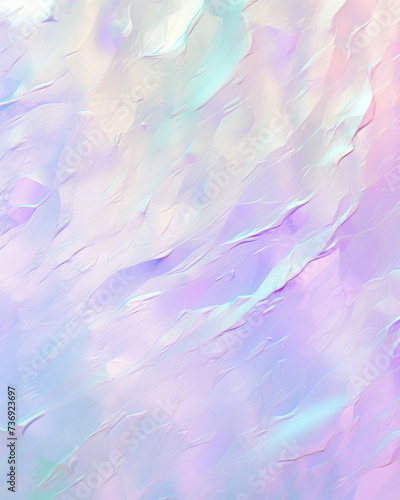 Abstract violet  pink and mint color trendy holographic background