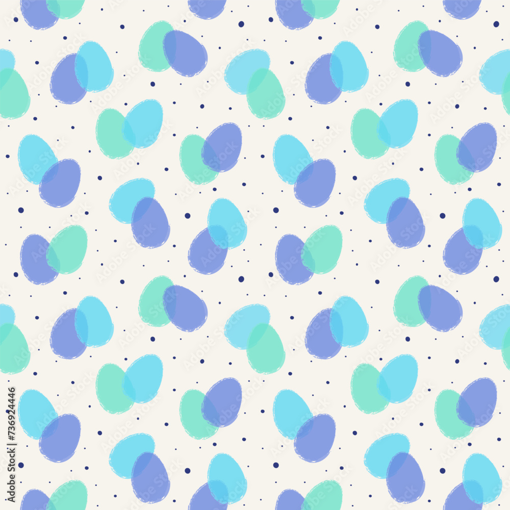 Minimalist Easter background. Seamless pattern. Design for a card, wrapping paper. Vector illustration Minimalist Easter background. Seamless pattern. Design for a card, wrapping paper. Vector illustration