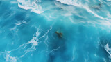aerial view of ocean