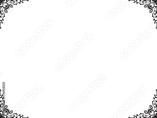 ブラックのクラシカルアンティークコーナー