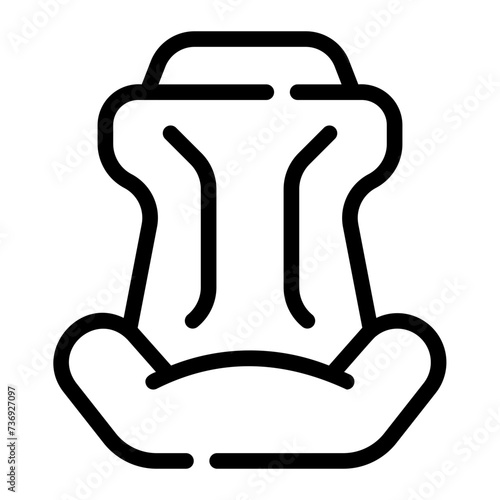 car seat Line Icon