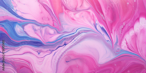 Pink ink abstract marble texture background
