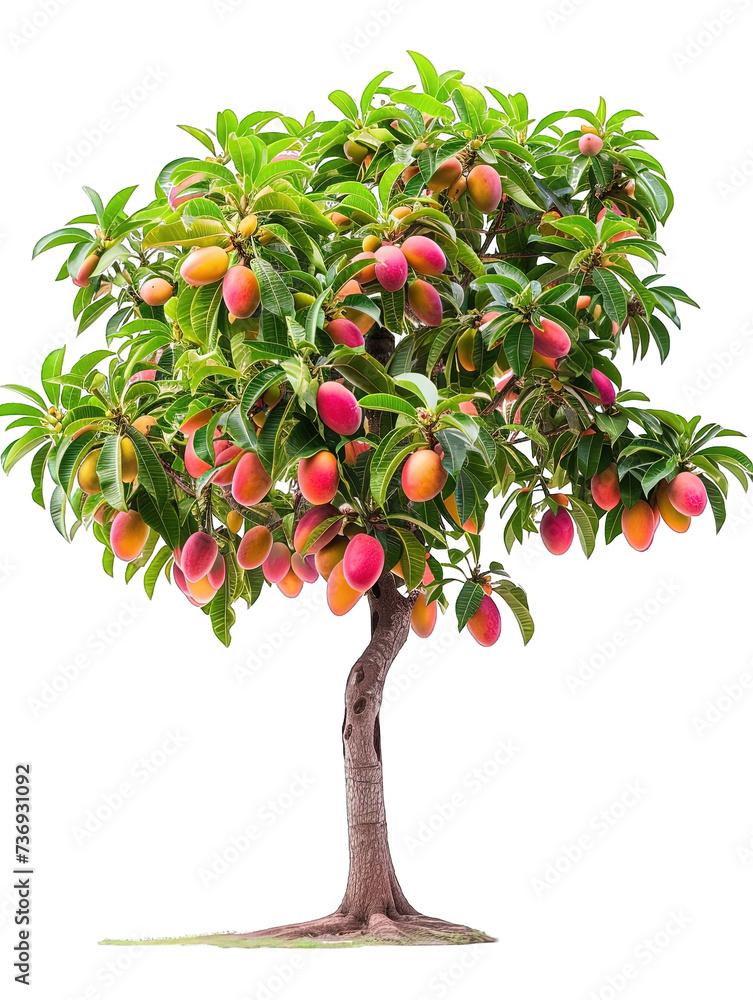 Mangos Tree Isolated