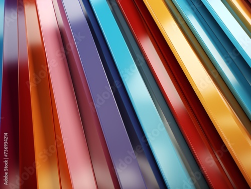 Colorful vertical stripes b...