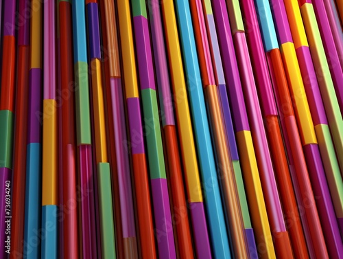 Colorful vertical stripes background Parallel Multicolored lines texture