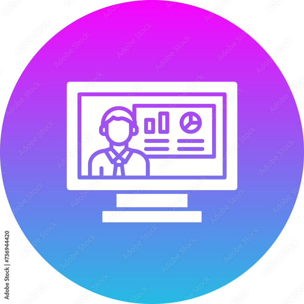 Online learning Icon Online learning Icon