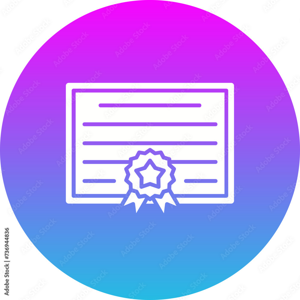 Certificate Icon Certificate Icon