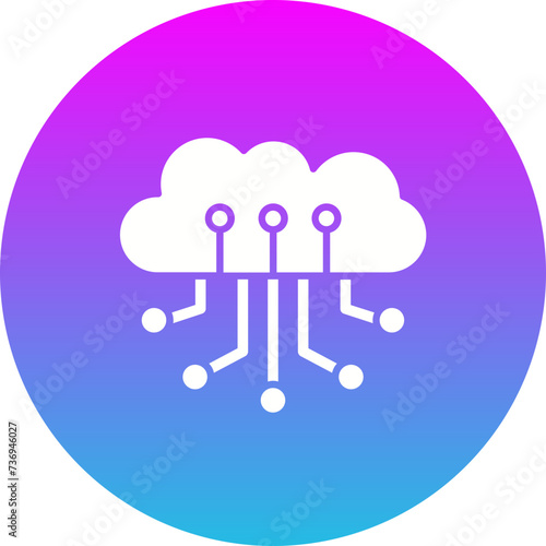 Cloud computing Icon