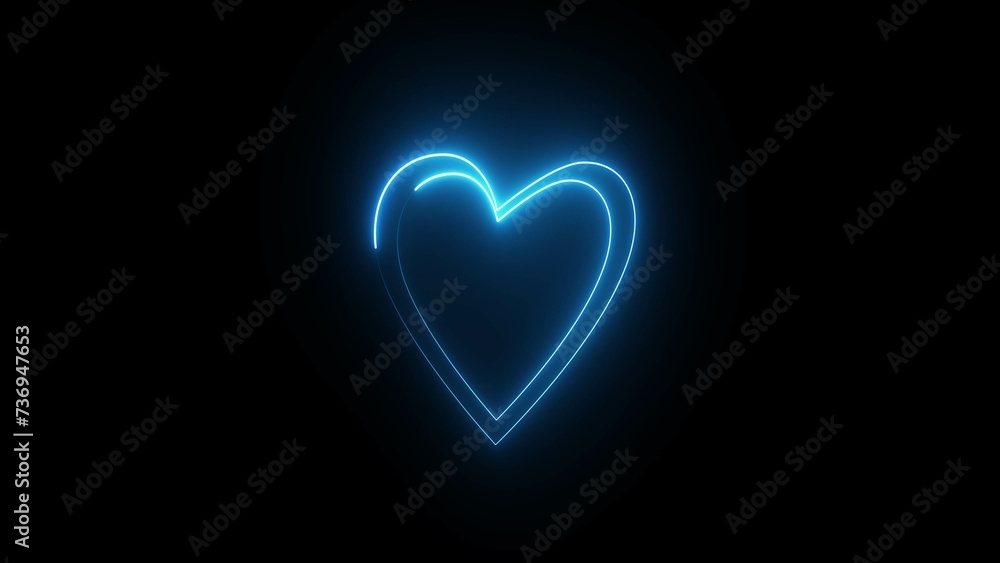Neon heartbeat and pulse illustration background. Neon heartbeat and pulse illustration background.