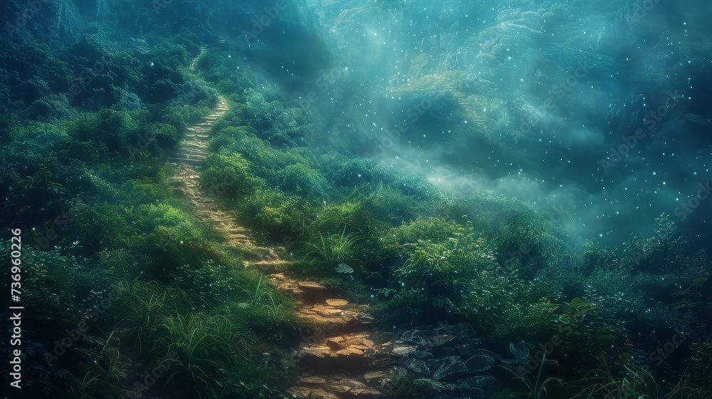 Fototapeta premium Endless Looping Pathway