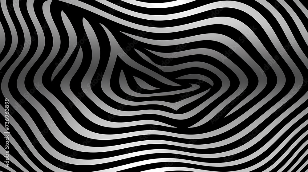 Fototapeta premium Optical illusion, charming abstract pattern background