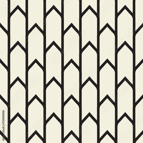 Vector seamless pattern with arrows.Modern stilysh texture.Linear pattern