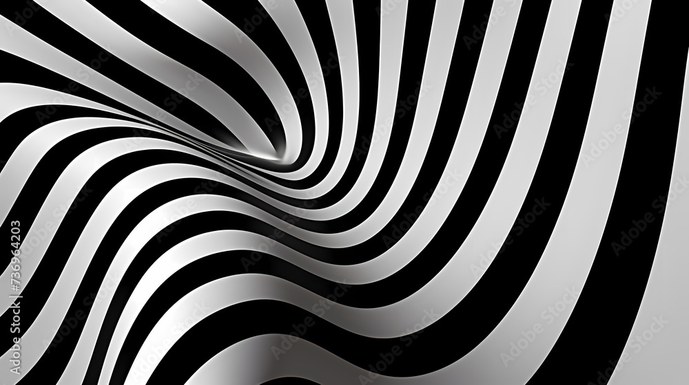 Obraz premium Optical illusion, charming abstract pattern background