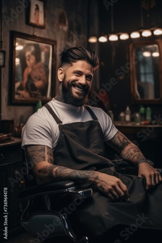 man at the barbershop