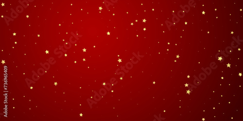 Magic stars vector overlay. Gold stars scattered