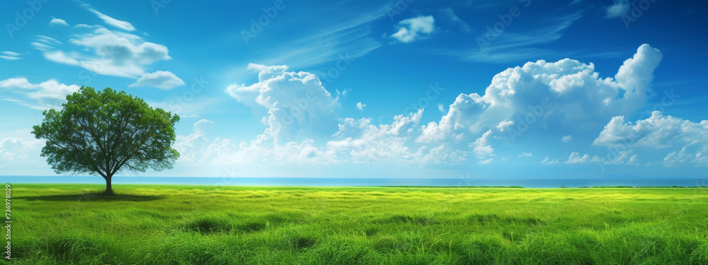 Fototapeta premium Nature is bright, beautiful and amazing.