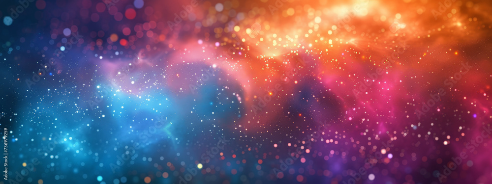 abstract, background, light, glowing, glitter, bokeh, shiny, space
