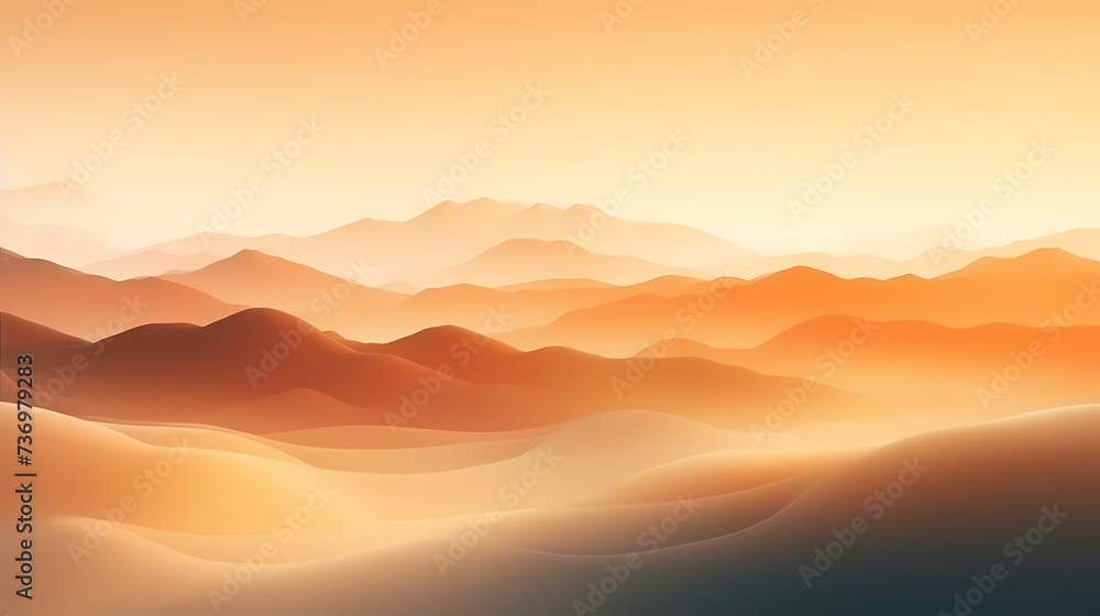 Charming sunrise view Charming sunrise view
