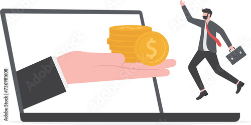 Instant Personal Loan concept, Eligible person for Instant Financial Help

