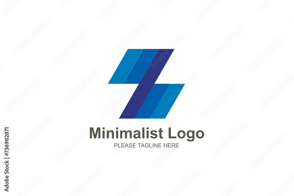 Fototapeta premium Minimalist logo for company