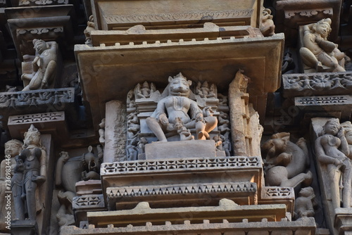Dulhadev temple architecture at Khajuraho in INia photo