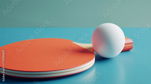 table tennis, ping pong, or table tennis ball racket.
